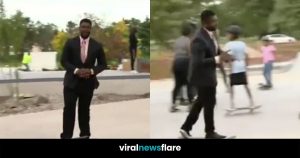 News reporter shocks