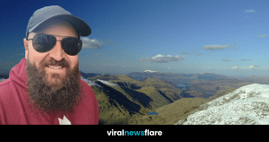 Content creator tackles England's tallest mountain to raise awareness for mental health.