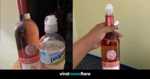 Using a Water Bottle Lid on a Wine Bottle