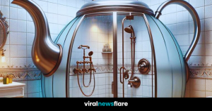 Bespoke Chrome Teapot Shower - A Stunning Statement of Bathroom Elegance