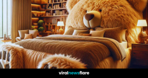 Whimsical Bedroom Decor - Embrace the Cozy Magic of a Teddy Bear Bed