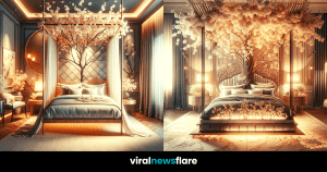 Whispers of Nature: An Ethereal Bedroom Dream