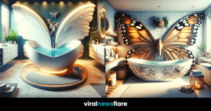 Wings of Serenity: Transformative Butterfly Bath Designs