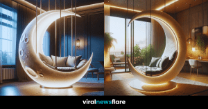 Lunar Serenity: A Collection of Moon-Inspired Hanging Chairs