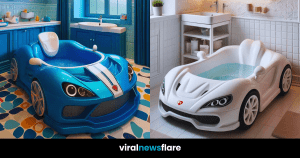 The Speed of Relaxation: Car-Themed Bathtub Collection