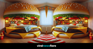 Sleeping Between the Buns: A Fast-Food Fantasy Come to Life