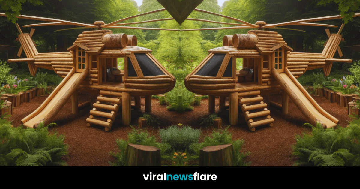 Liftoff into Imagination: The Log Helicopter Playhouse