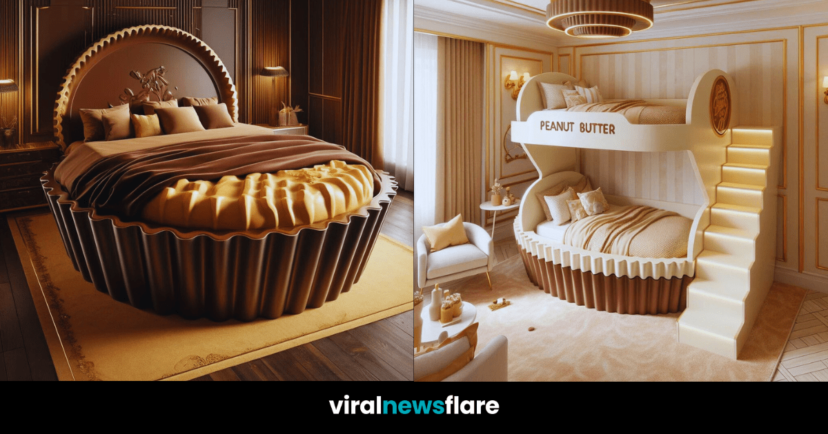 Detail shot of a luxurious bed collection inspired by desserts, highlighting the sumptuous textures and playful elegance.