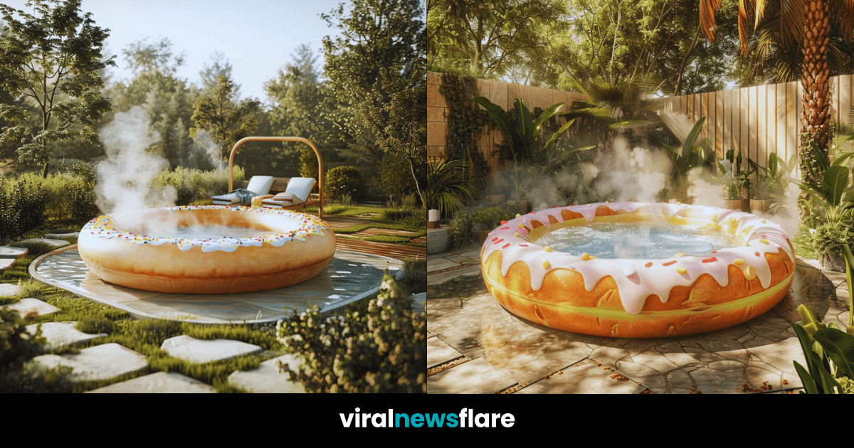 Whimsical Waters: Indulge in a Doughnut-Inspired Delight