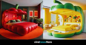 A series of beds inspired by the shapes and colors of peppers, adding a fun and unique touch to bedroom interiors.