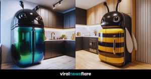 Collection of Playful Insect-Themed Refrigerators
