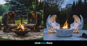 Showcasing a variety of eagle-themed fire pits, each uniquely blending art and functionality in outdoor spaces.