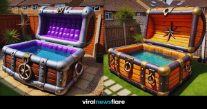 Collection of Treasure Chest Inflatable Pools