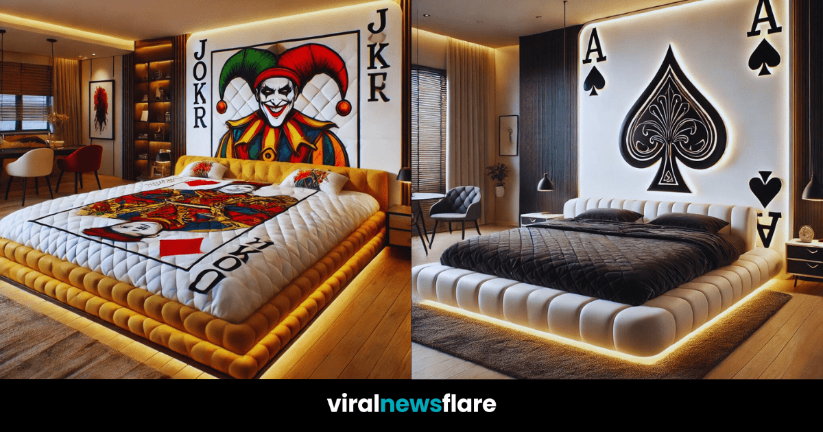 Card-Inspired Beds: Royalty, Playfulness, and Elegance Combined