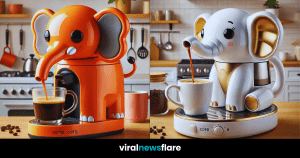 Adorable Elephant Coffee Machines for a Fun Morning Routine