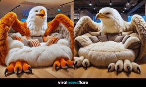 Luxurious Eagle-Inspired Seating for Modern Interiors