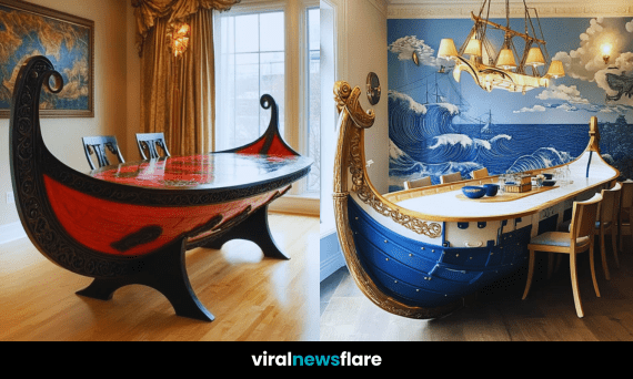 Viking Ship-Inspired Dining Tables - Cover Photo