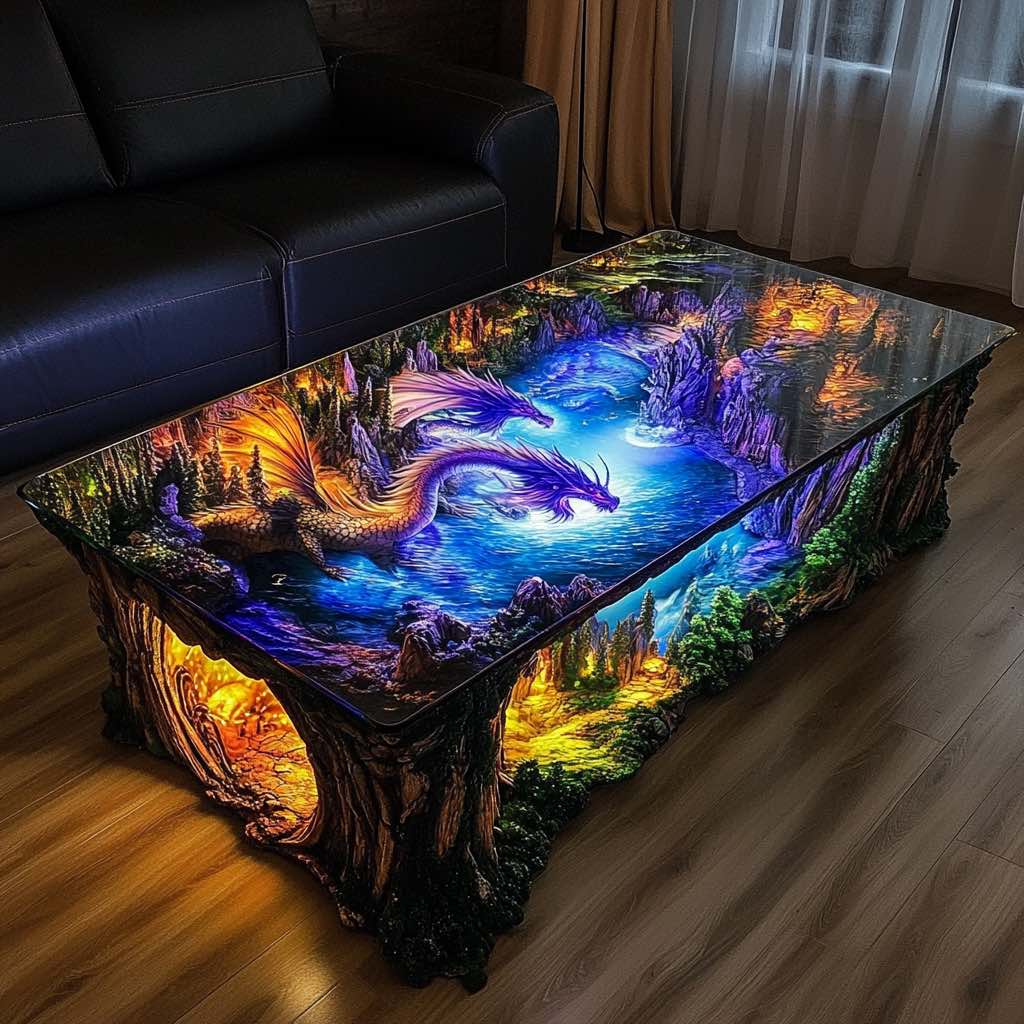 Unleashing the Fantasy: Exquisite Dragon-Themed Tables