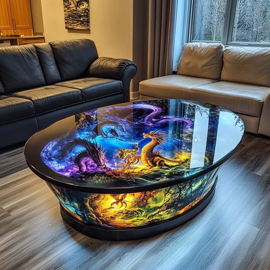 Unleashing the Fantasy: Exquisite Dragon-Themed Tables