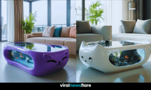 Modern Cat Aquarium Coffee Table