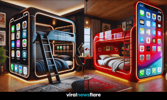 Smartphone-Inspired Bunk Beds Collection