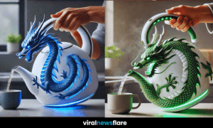 Enchanting Dragon-Inspired Kettle Collection