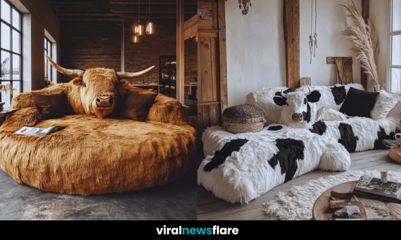 Rustic Animal-Inspired Sofas: The Ultimate Home Trend