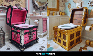 Pirate Treasure Chest Toilet - The Ultimate Quirky Bathroom Upgrade