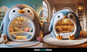 Ultimate Penguin-Themed Snug Pod for Home Comfort