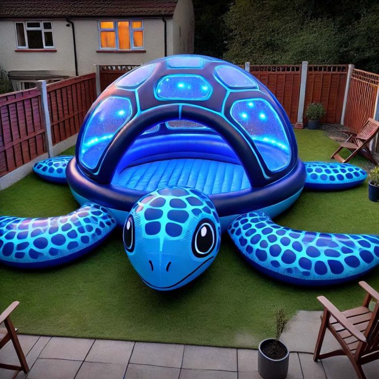The Inflatable Turtle Pool: A Fun and Unique Garden Addition