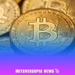 Web3 Weekly: Close-up of physical Bitcoin coins with Metaversopia News branding, representing cryptocurrency and blockchain market trends