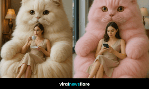 A collection of oversized armchairs in cream, blue, pink, and ginger, designed for whimsical comfort.