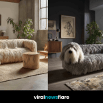Collection of unique animal-shaped sofas including dog and bear-inspired designs in stylish living rooms.