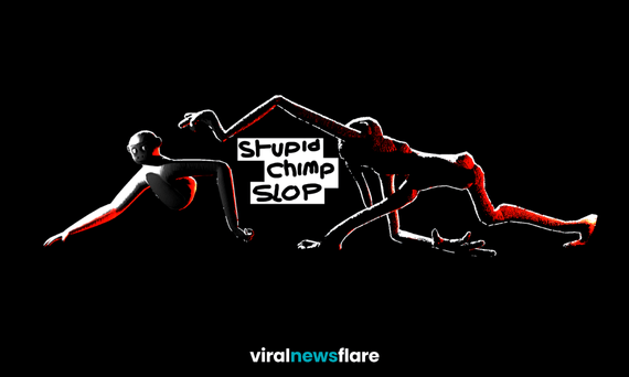 Promotional artwork for Stupid Chimp Slop, a multiplayer VR survival horror game launching on 19 December