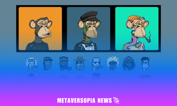 Illustrated NFT avatars showcasing evolving NFT market trends and digital collectibles in Web3