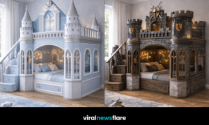 Luxury fantasy castle beds in princess and knight themes transforming children’s bedroom interiors
