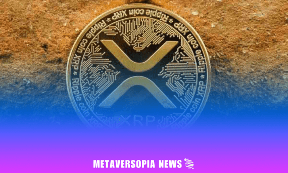 Gold XRP cryptocurrency coin symbol representing Ripple and blockchain developments in the Web3 market trends.