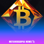 Abstract Bitcoin logo inside geometric crystal design representing Web3 market trends and crypto news backdrop