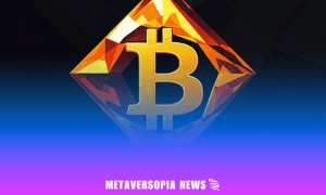 Abstract Bitcoin logo inside geometric crystal design representing Web3 market trends and crypto news backdrop