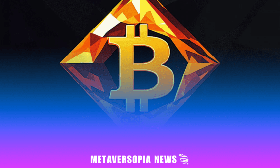 Abstract Bitcoin logo inside geometric crystal design representing Web3 market trends and crypto news backdrop