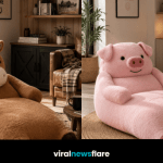Collection of luxury animal-shaped plush sofas including pig, cow, horse and sheep designs in stylish modern home interiors.